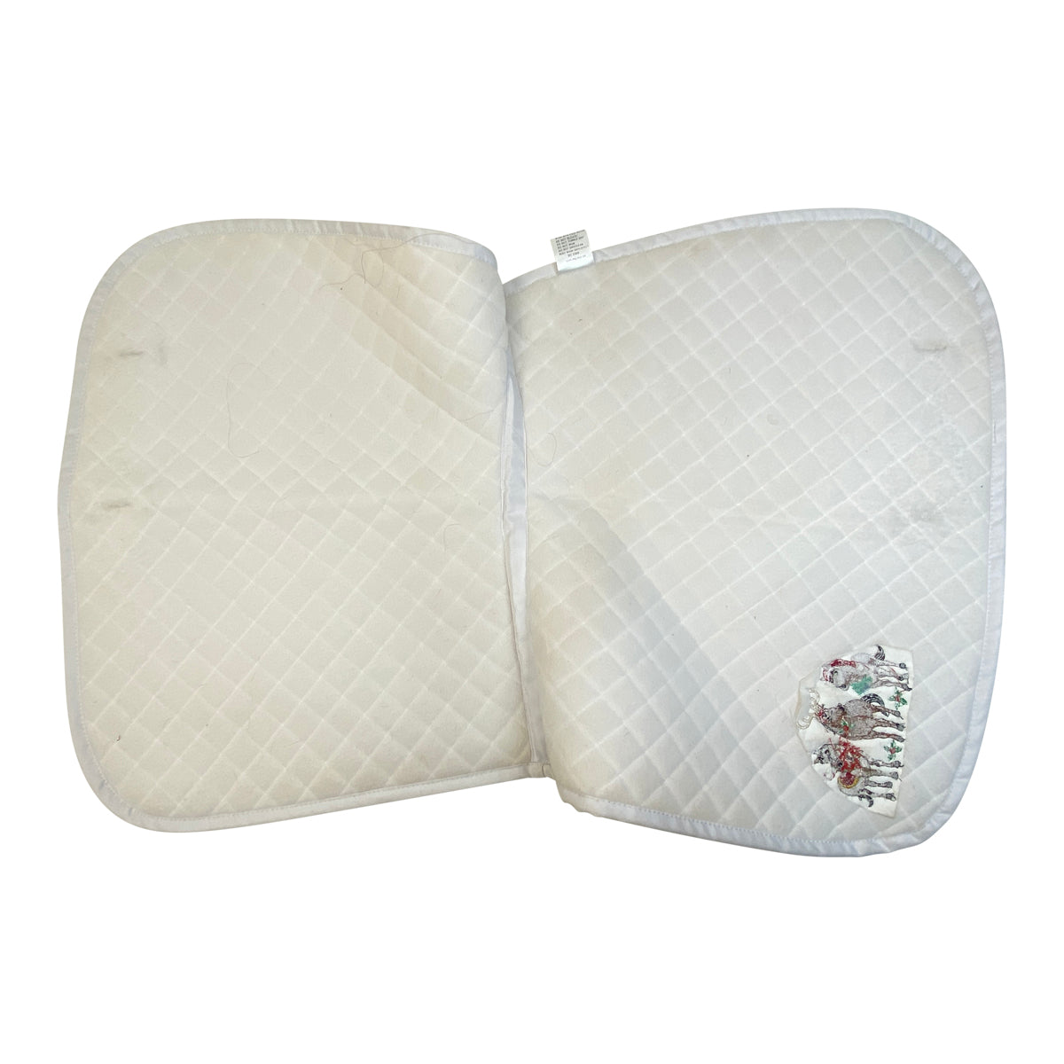 TuffRider Diamond Quilted Baby Pad in White