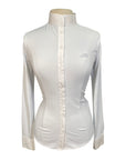 Equiline 'Victoria' Long Sleeve Show Shirt in White