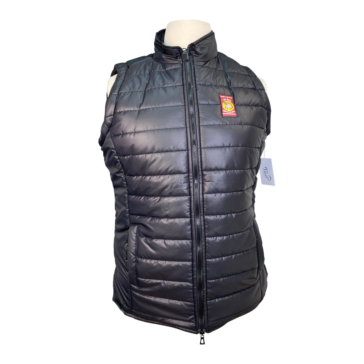 5/A Baker Reversible Vest in Black/Plaid 