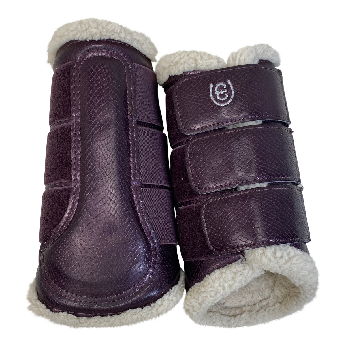 Equestrian Stockholm Brushing Boots in Orchid Bloom