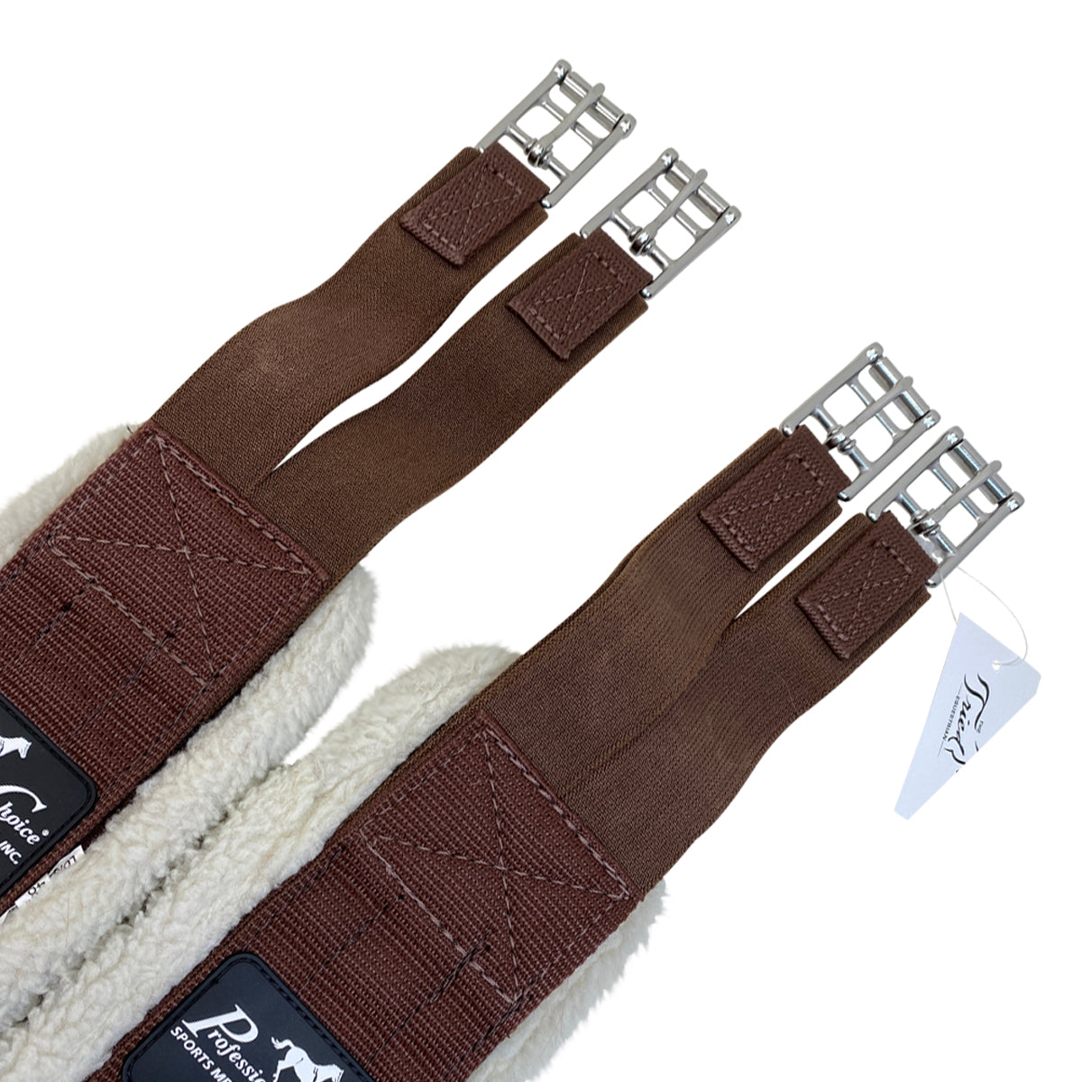 Professional's Choice SMx Fleece Girth in Brown