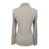Equiline 'Evae' Long Sleeve Polo Shirt in Butter