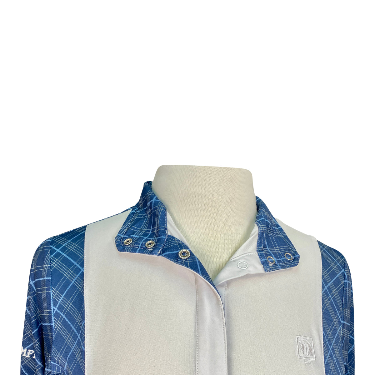 Romfh 'Schuyler' Show Shirt in Navy Plaid/White