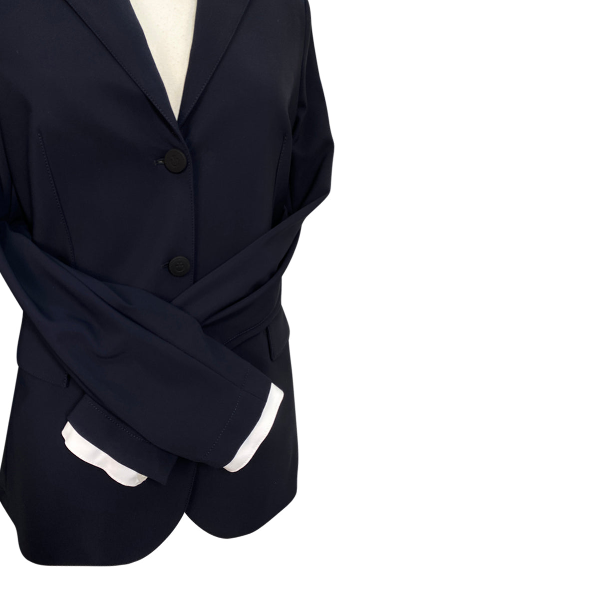 Cavalleria Toscana 'American' Competition Jacket in Navy - Women's IT 38 (US 4)