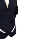 Cavalleria Toscana 'American' Competition Jacket in Navy - Women's IT 38 (US 4)