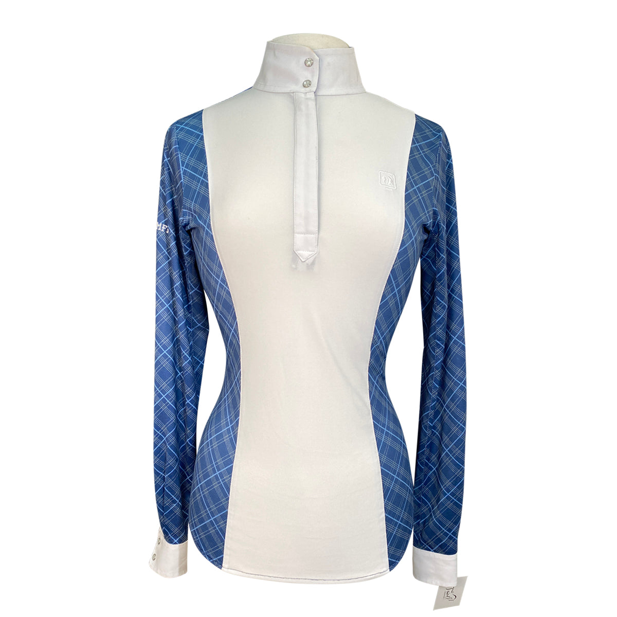Romfh 'Schuyler' Show Shirt in Navy Plaid/White