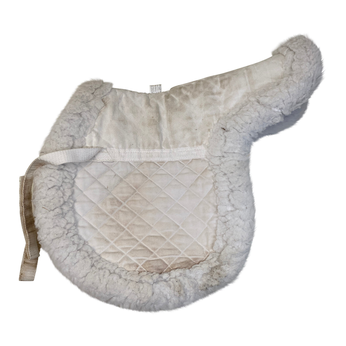 Ogilvy Equestrian Memory Foam Hunter Pad in White