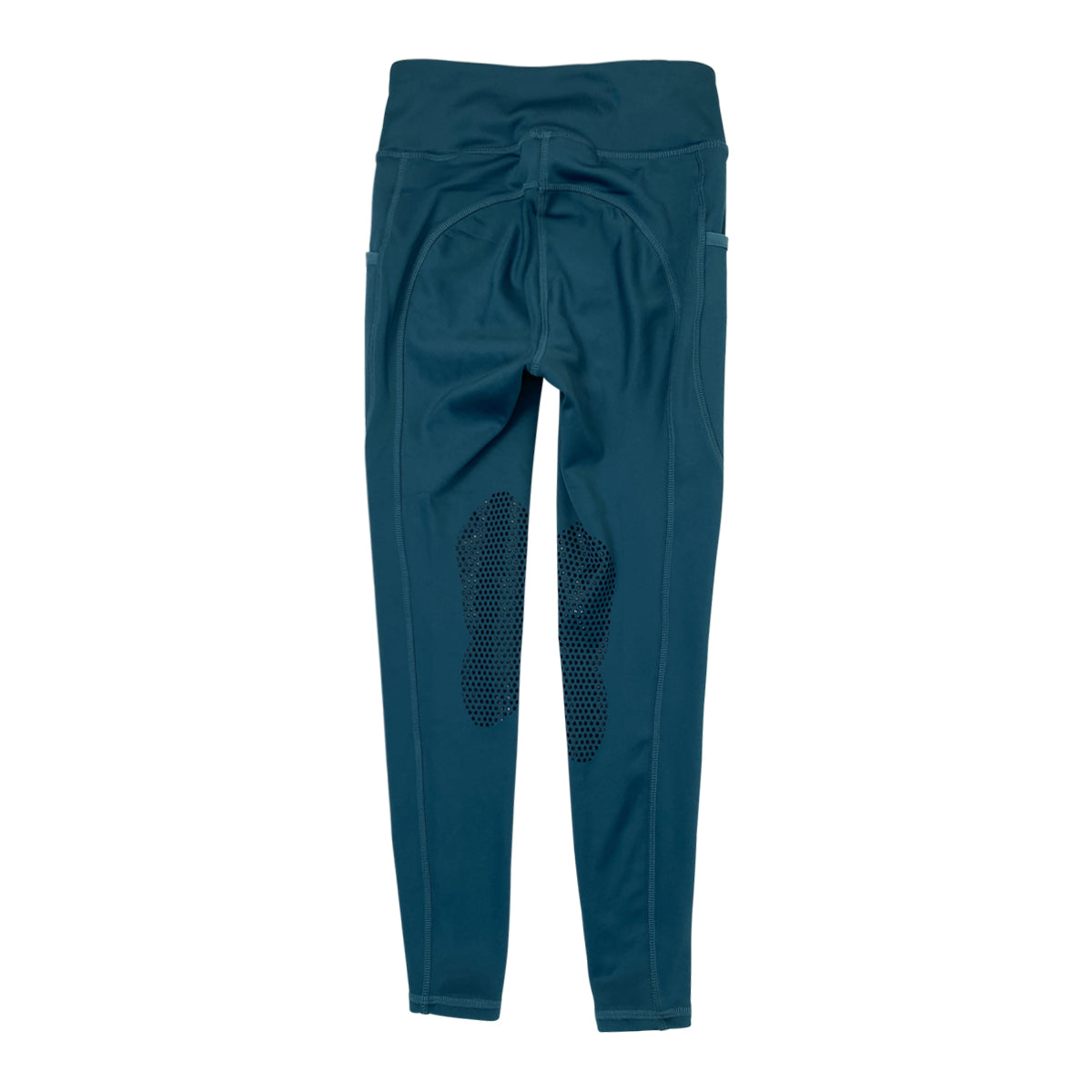 Riding Sport Kids Knee Patch Tights in Cobalt Blue