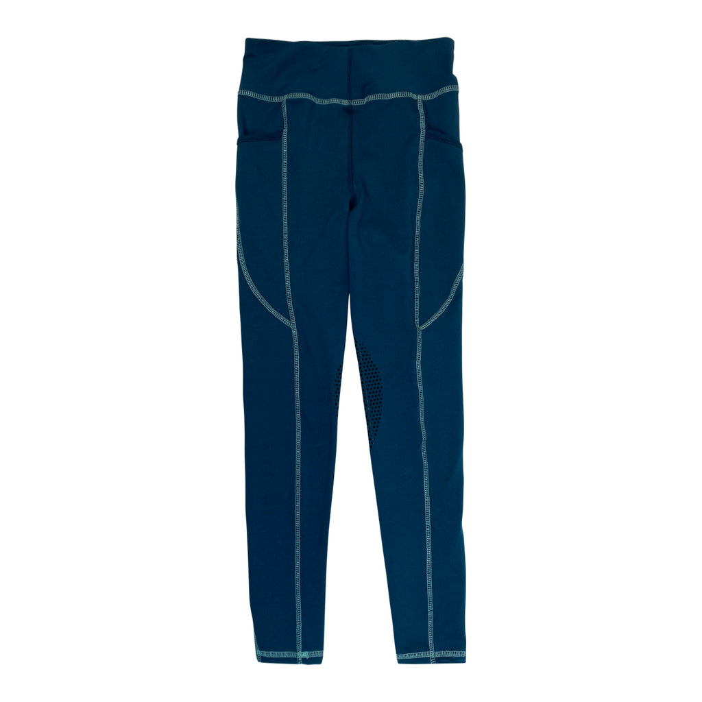Riding Sport Knee Grip Tights in Ocean