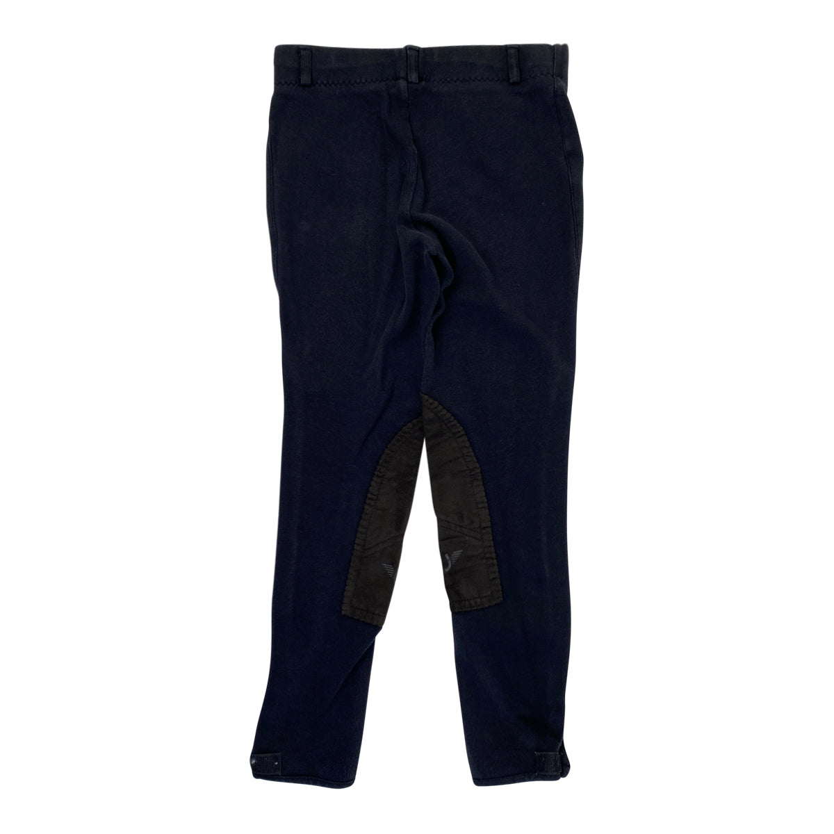 Tuffrider Kids Pull-On Knee Patch Breeches in Navy