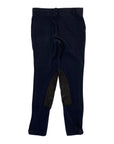 Tuffrider Kids Pull-On Knee Patch Breeches in Navy