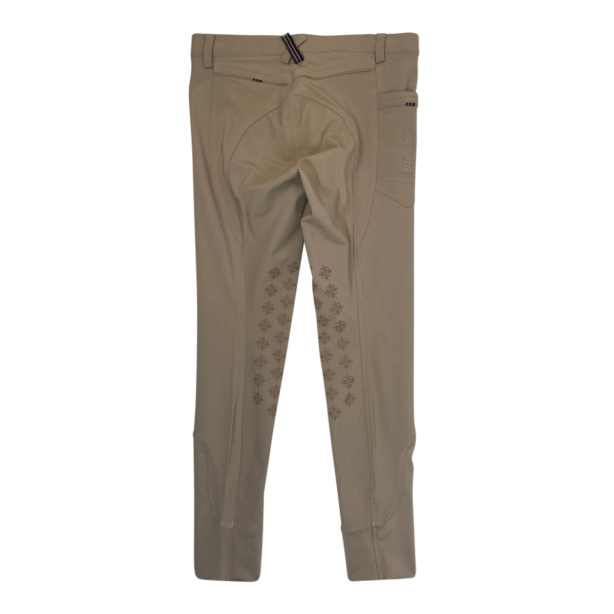 Back of Espoir 'Esprit' Knee Patch Bamboo Breeches