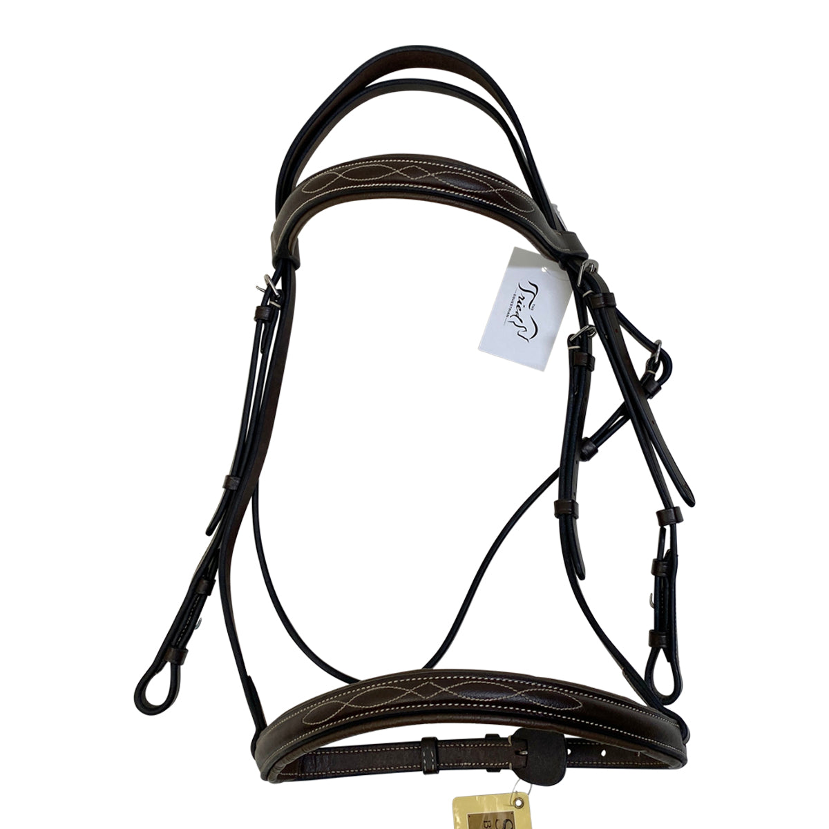 Suffolk by Dover Classic Hunter Bridle in Havana