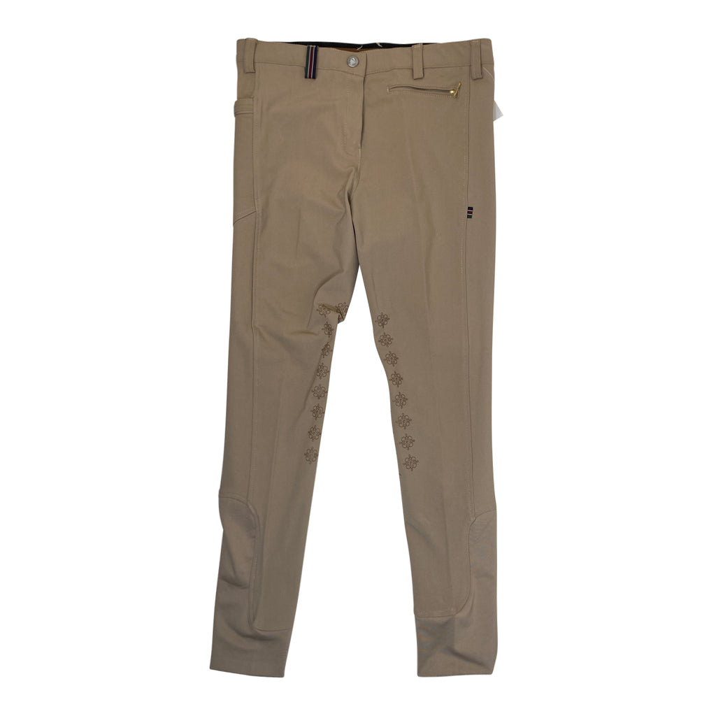 Front of Espoir 'Esprit' Knee Patch Bamboo Breeches