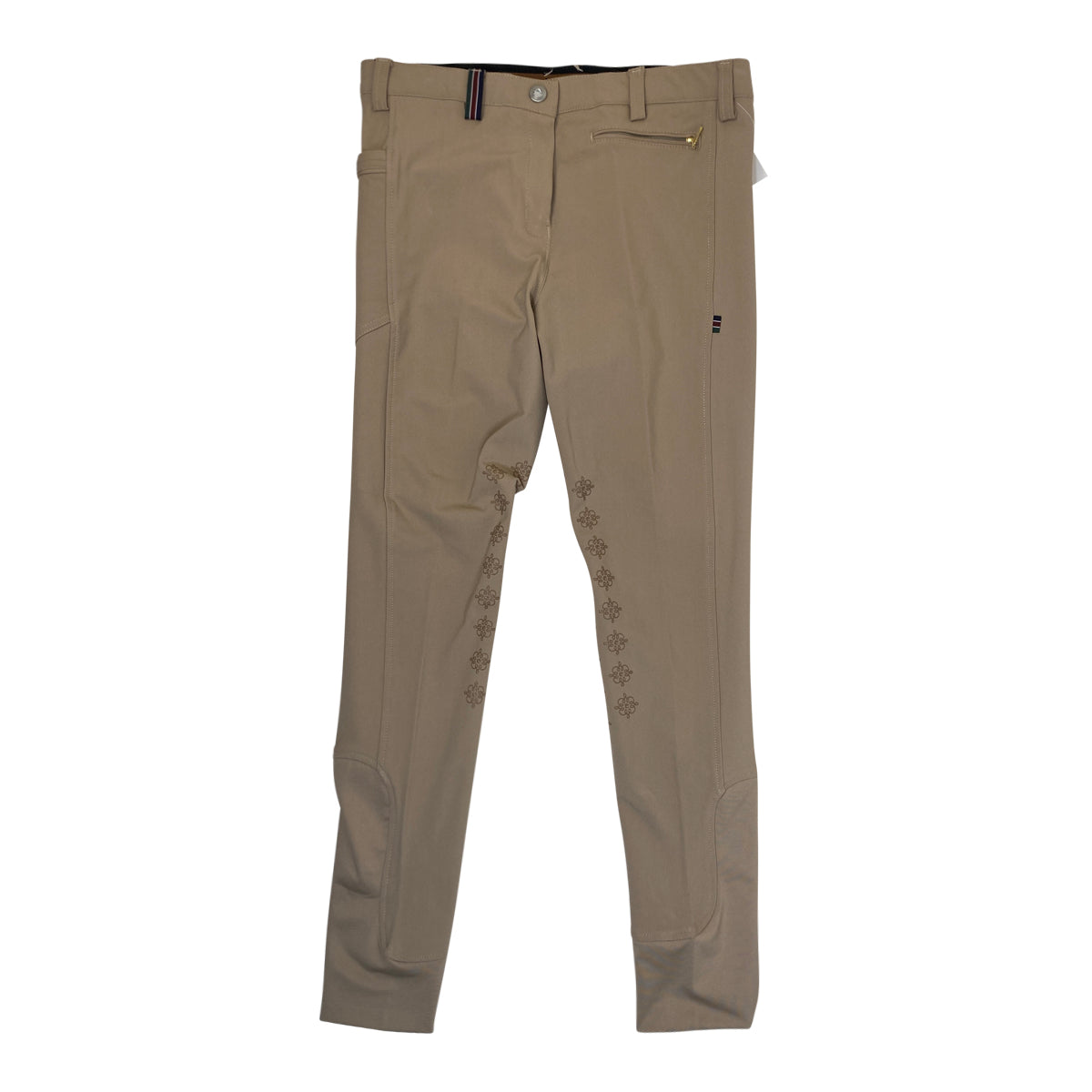 Front of Espoir 'Esprit' Knee Patch Bamboo Breeches