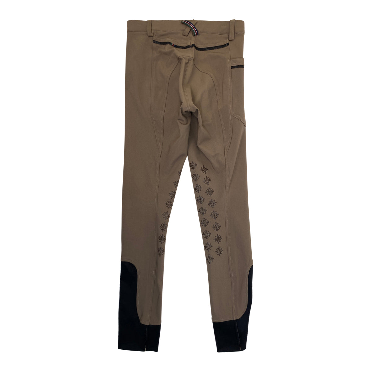 Back of Espoir 'Inspire' Bamboo Knee Patch Breeches in Walnut