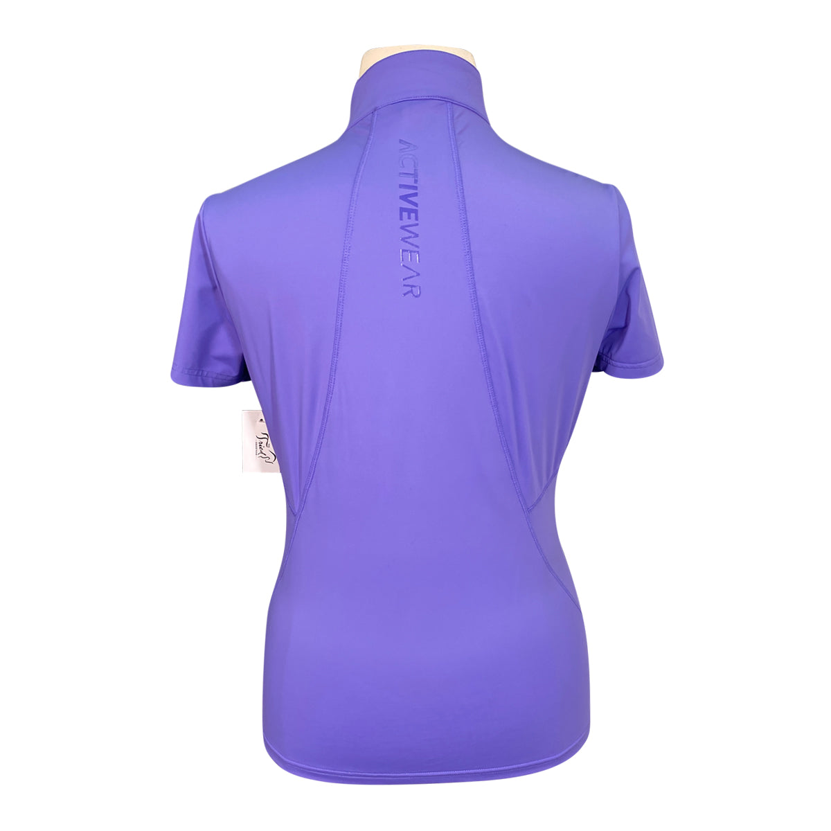 LeMieux Short Sleeve 1/4 Zip Base Layer in Bluebell