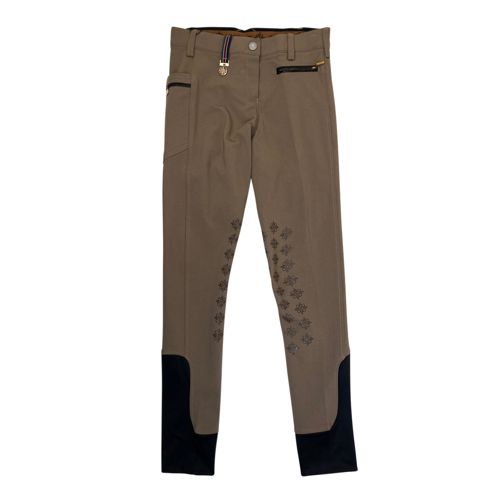 Front of Espoir 'Inspire' Bamboo Knee Patch Breeches 