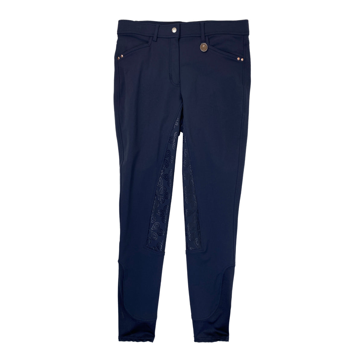 E.L.T Goya Full Seat Breeches in Navy