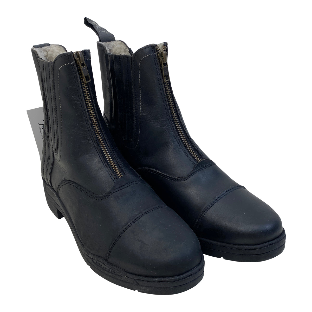 Oak Equestrian Winter Paddock Boots in Black