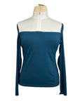 Equestrian Stockholm 'Light Breeze' L/S Show Shirt in Blue Meadow
