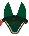 Mattes Custom Soundless Ear Bonnet in Green w/Gold & White Piping