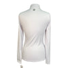 TKEQ 'Quinn' Zip Competition Shirt in White - Women's Small