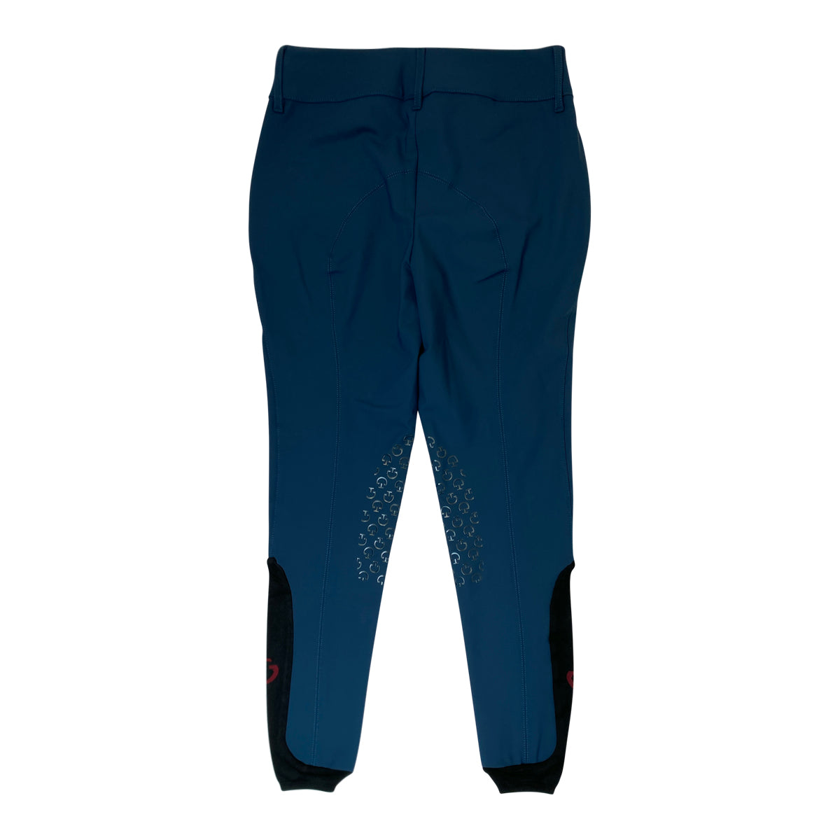 Back of Cavalleria Toscana 'American' High Rise Jumping Breeches in Navy