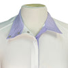 Essex Classics Talent Yarn S/S Show Shirt in Purple Plaid