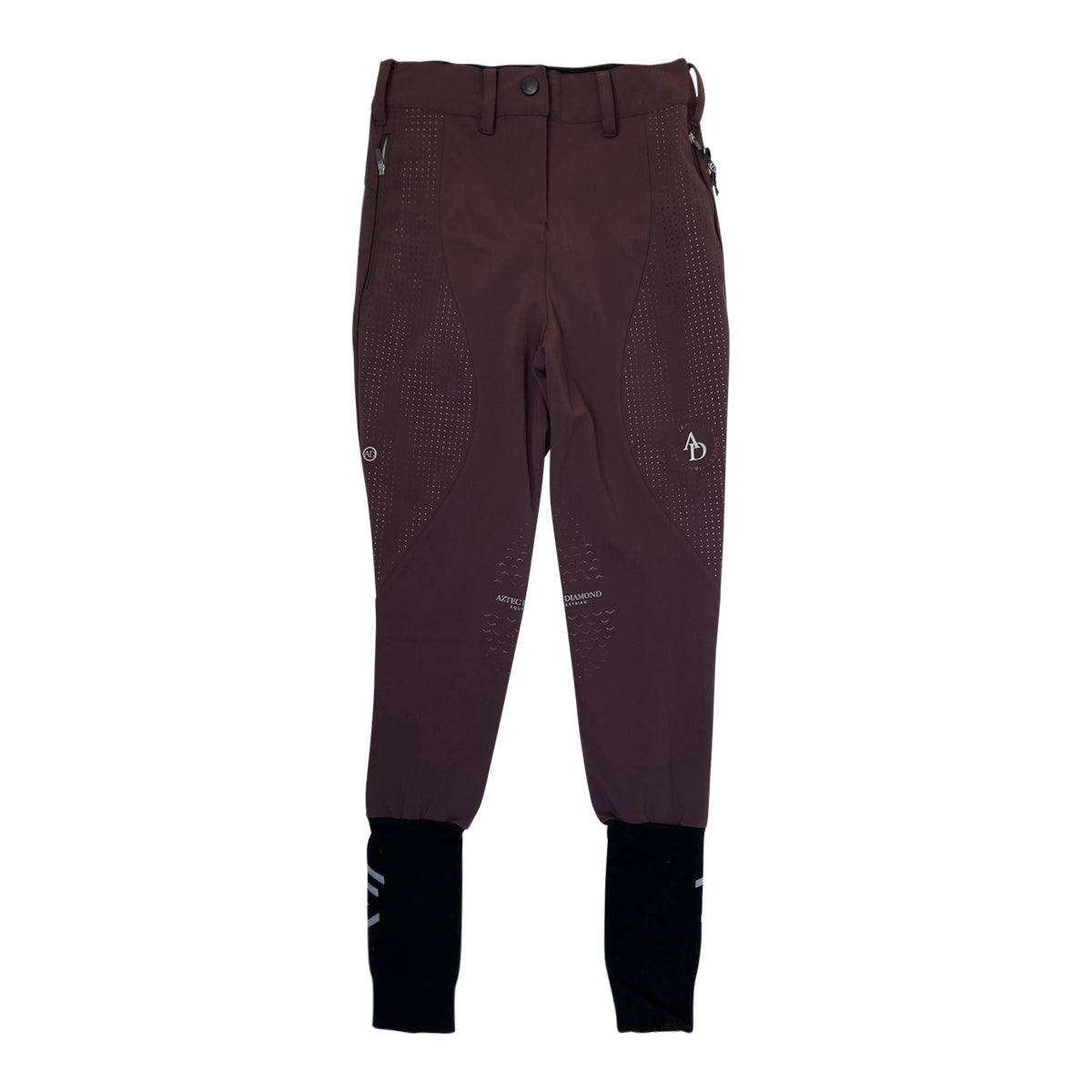 Aztec Diamond 'AD' Breeches in Maroon