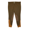 Dover Saddlery Wellesley Classic Piped Knee-Patch Breech in Sepia/Pecan