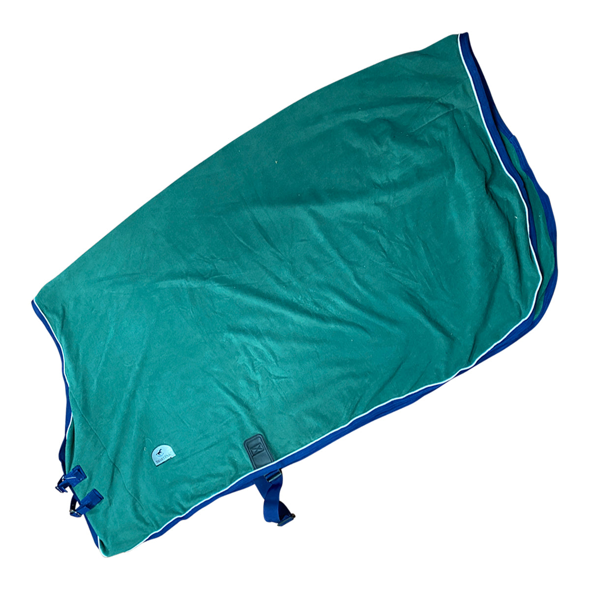 Smartpak Deluxe Fleece Cooler in Hunter Green/Navy