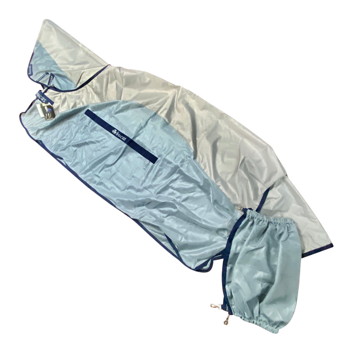 Bucas Buzz Off Rain Fly Sheet Full Neck in Silver Blue