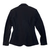 Back of Cavalleria Toscana Girls' Competition Jacket w/Zip in Black - Children's 12