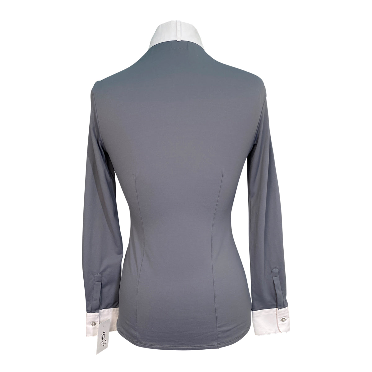Animo 'Topline' Long Sleeve Show Shirt in Grey