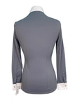 Animo 'Topline' Long Sleeve Show Shirt in Grey