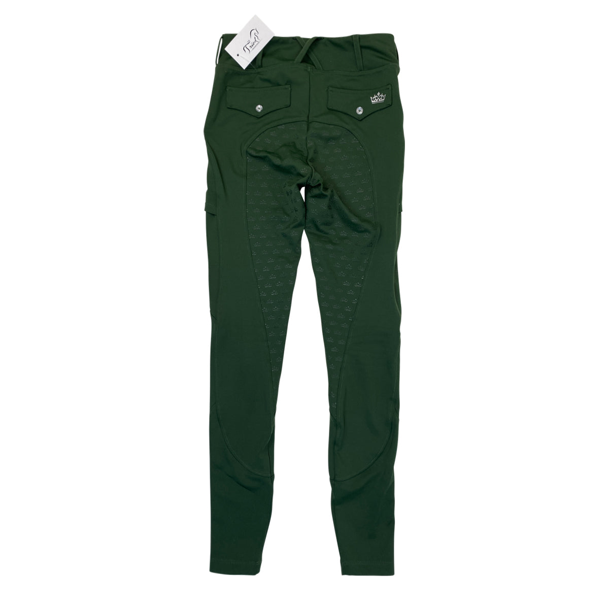 Esprit Equestrian 'Classic' Full Seat Riding Tights in Green