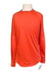 Dover Saddlery Perforated Wool L/S Kids Shirt in Coral 
