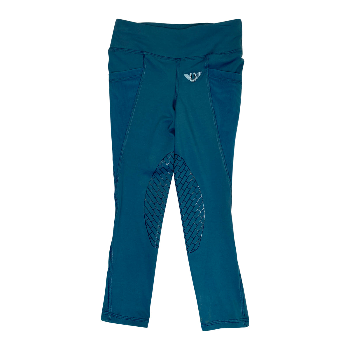 TuffRider Kid's 'Minerva' Equicool Tights in Ensign Blue