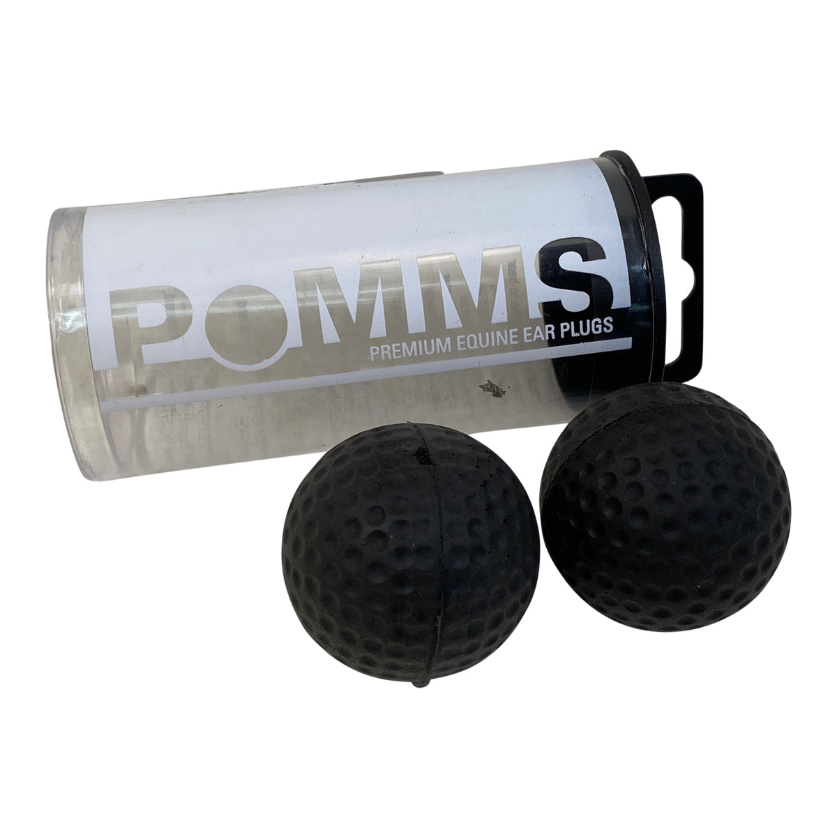 POMMS 'Dimpled' Ear Plugs in Black