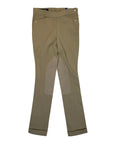 Ariat 'Heritage' Knit Knee Patch Jods in Tan - Children's 16R