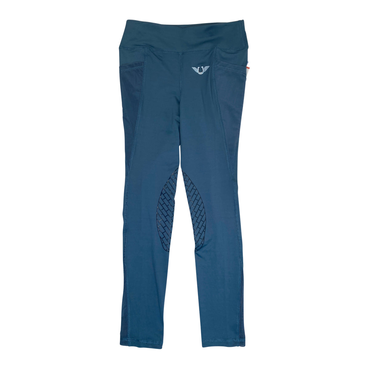 TuffRider Kid's 'Minerva' Equicool Tights in Ensign Blue