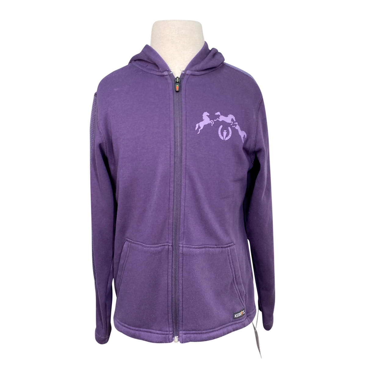 Kerrits 'Horse Sense' Fleece Hoodie in Purple 