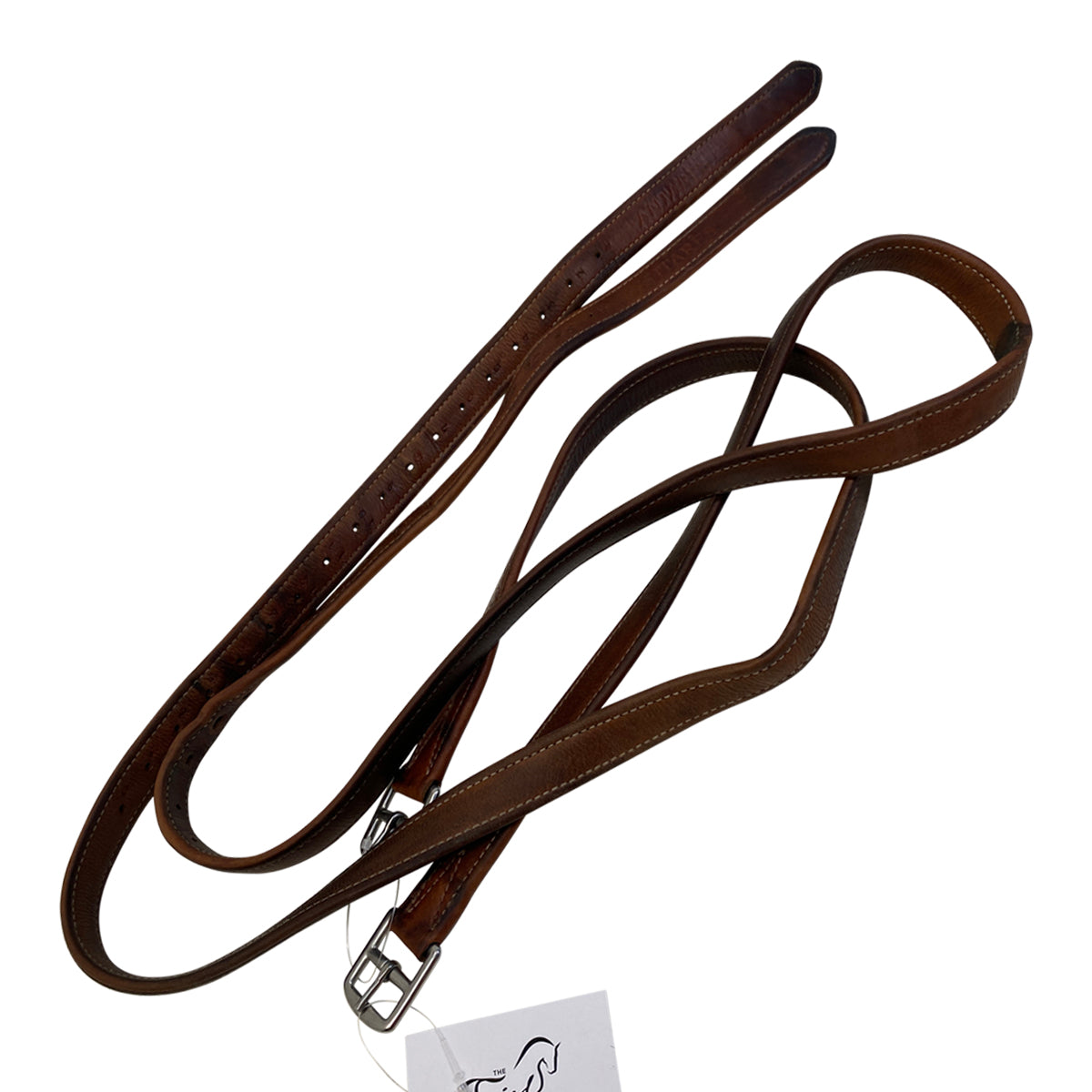 Antares Nylon-Lined Stirrup Leathers in Brown