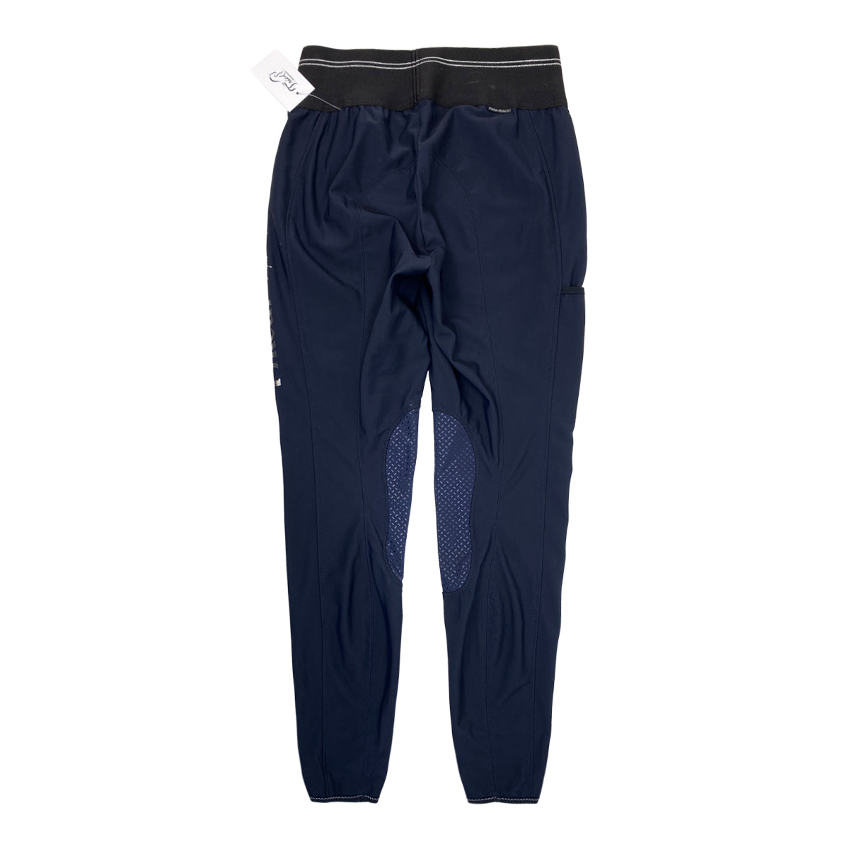 Pikeur 'Gia' Grip Athleisure Breeches Knee Patch in Navy