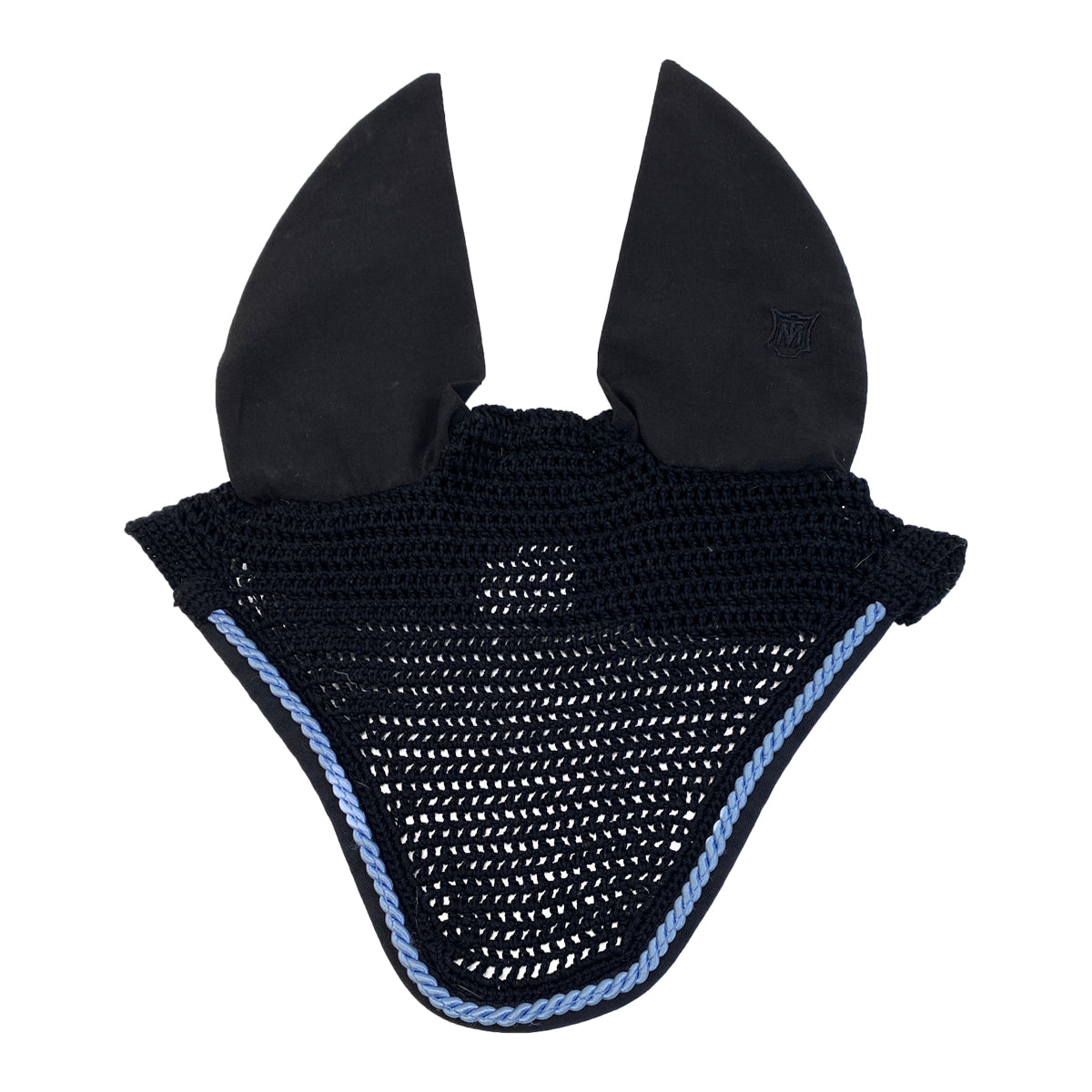 Mattes Custom Fly Bonnet in Black/Ice Blue