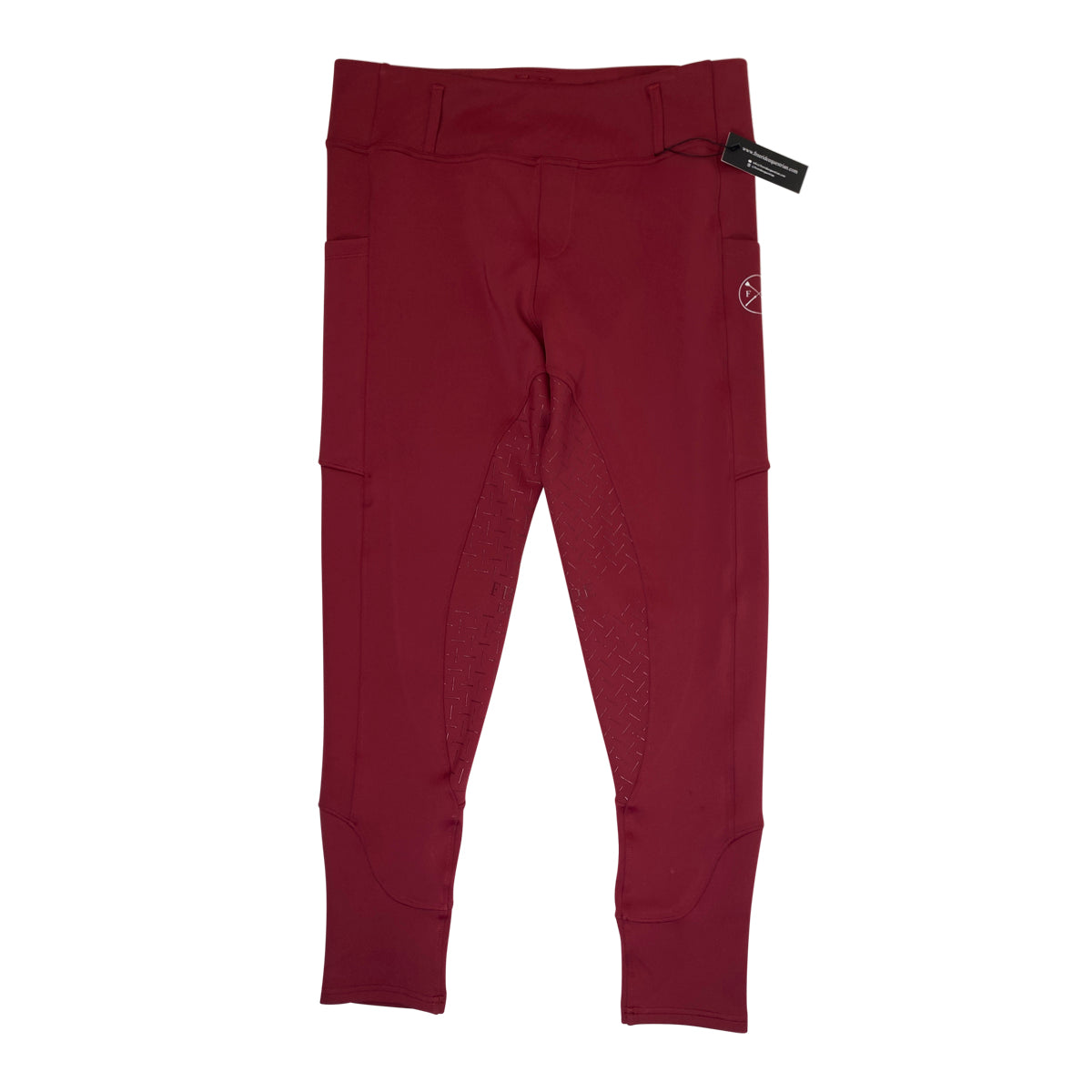 Free Ride Equestrian Softshell Full Seat Breeches in Wine
