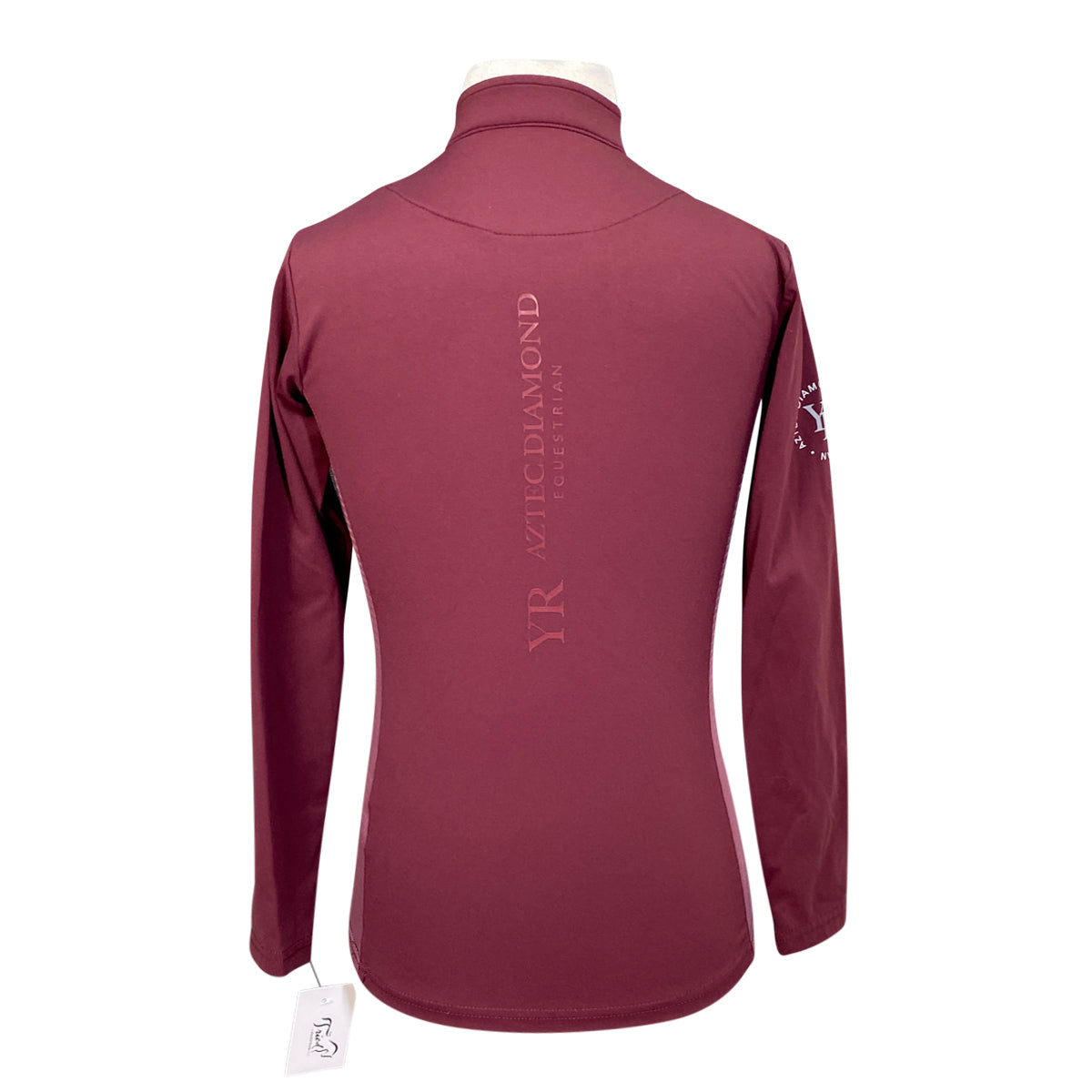 Aztec Diamond 'Young Riders' Baselayer in Burgundy 