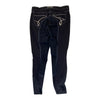 Cavallo Crystalized Full Seat Breeches in Black