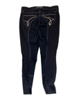 Cavallo Crystalized Full Seat Breeches in Black